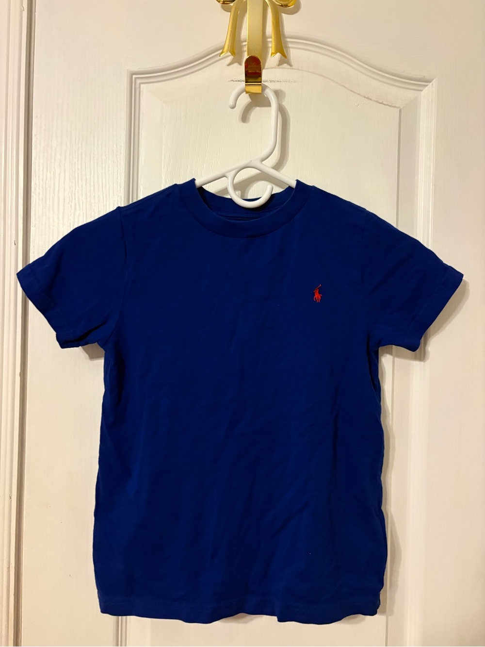 Polo by Ralph Lauren Boys' Short Sleeve Tee in Royal Blue with Red Pony